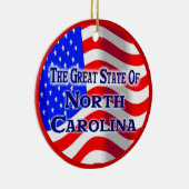 North Carolina Keramisch Ornament (Rechts)