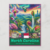 North Carolina koestert majestueuze landschappen Briefkaart (Voorkant)