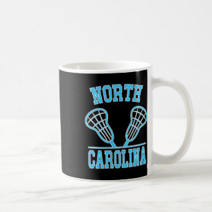 North Carolina Lacrosse Vintage NC Lax Weathered Koffiemok