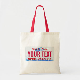 North Carolina licence bord canvas tas