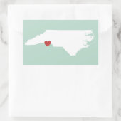 North Carolina Liefde -  Sticker (Tas)