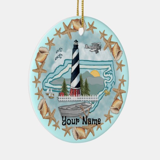 North Carolina Lighthouse Ornament (Rechts)