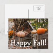 North Carolina, Linville, najaarspompoenen Briefkaart (Voorkant / Achterkant)