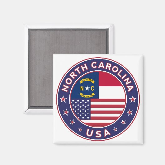 North Carolina Magneet (Voorkant / Achterkant)