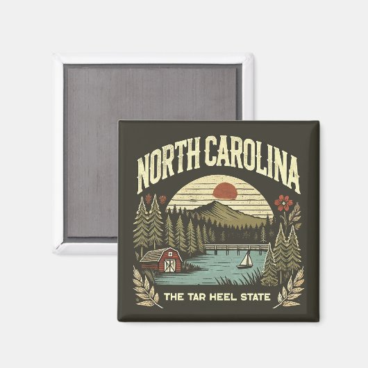 North Carolina Magneet (Voorkant / Achterkant)