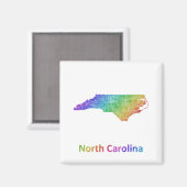 North Carolina Magneet (Voorkant / Achterkant)