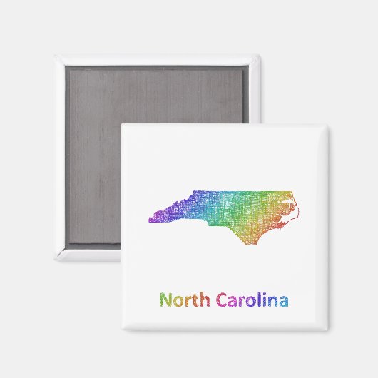 North Carolina Magneet (Voorkant / Achterkant)