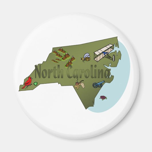 North Carolina Magnet (Voorkant)