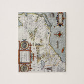 North Carolina, met de titel "Virginiae item et Fl Legpuzzel (Verticaal)