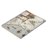 North Carolina, met de titel "Virginiae item et Fl Notitieboek (Linkerzijde)