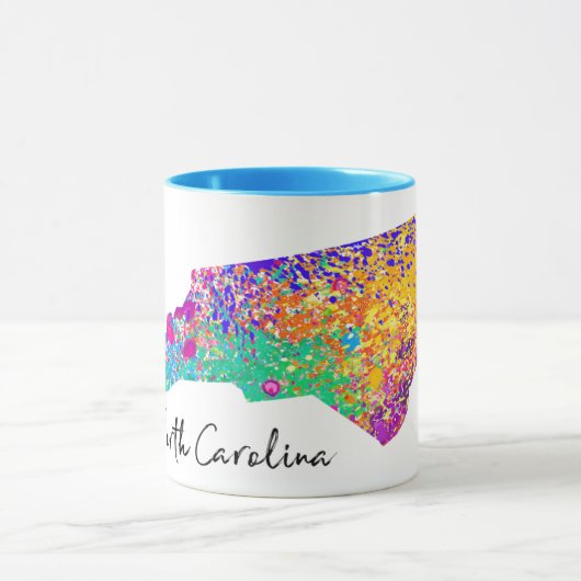 North Carolina Modern Map Mok (Midden)