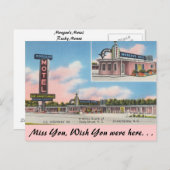North Carolina, Morgan's Motel, Rocky Mount Briefkaart (Voorkant / Achterkant)