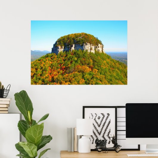 North Carolina Mountain Scenery Poster (Thuiskantoor)