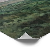 North Carolina Mountain Sunrise Acrylic Painting Poster (Hoek)