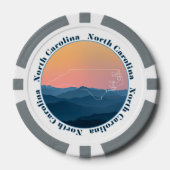 North Carolina Mountains Poker Chips (Voorkant)