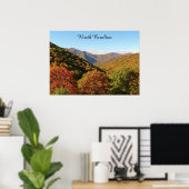 North Carolina Mountains Poster (Thuiskantoor)