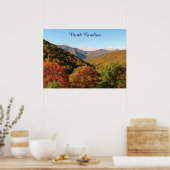North Carolina Mountains Poster (Keuken)