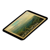 North Carolina Mountains Vintage Travel Magneet (Linkerzijde)