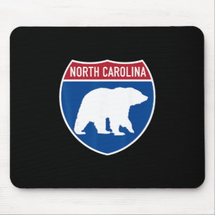 North Carolina Nc Beer kruising Interstate snelweg Muismat