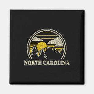 North Carolina Nc T-shirt vintage wandelen bergen Magneet