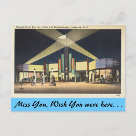 North Carolina, Norment Motors, Lumberton Briefkaart