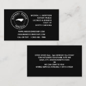 North Carolina Notary Public Services Visitekaartje (Voorkant / Achterkant)