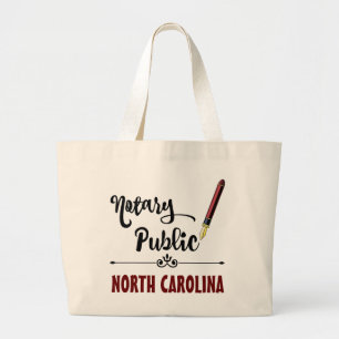 North Carolina Notional Public Ink Pen Grote Tote Bag