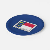 North Carolina Papieren Bordje (Gekanteld)