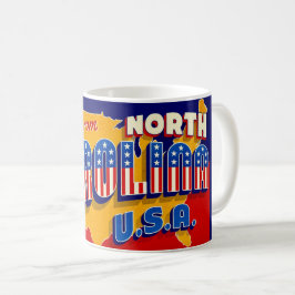 North Carolina Patriotic Greeting Mug Koffiemok