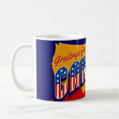 North Carolina Patriotic Greeting Mug Koffiemok (Links)