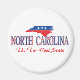 North Carolina Patriotic Magnets Magneet