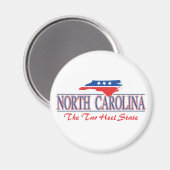 North Carolina Patriottische Magneten (Voorkant / Achterkant)