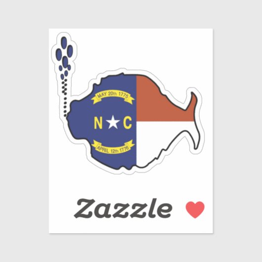 North Carolina Phish Sticker (Vel)