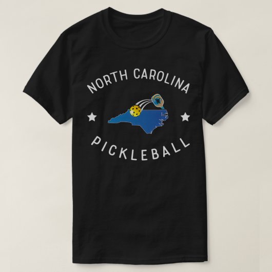 North Carolina Pickleball T-shirt (Design voorkant)