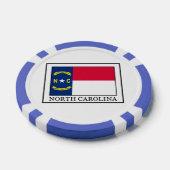 North Carolina Poker Chips (Enkel)