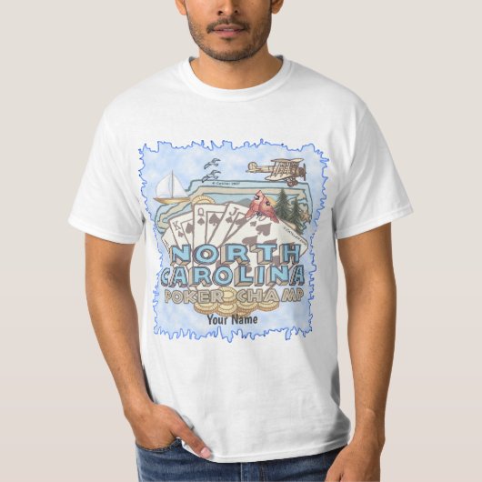 North Carolina Poker T-shirt (Voorkant)