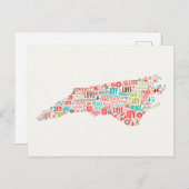 North Carolina PRETTIGE FEESTDAGEN | Briefkaart (Voorkant / Achterkant)