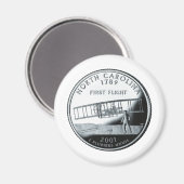 North Carolina Quarter Magneet (Voorkant / Achterkant)