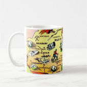 North Carolina - Raleigh Map Mug Koffiemok (Links)