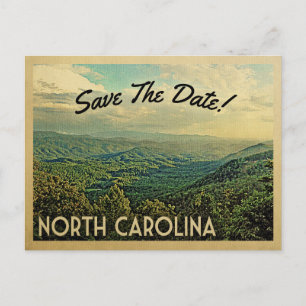 North Carolina Red de  Datasgebergten Aankondigingskaart