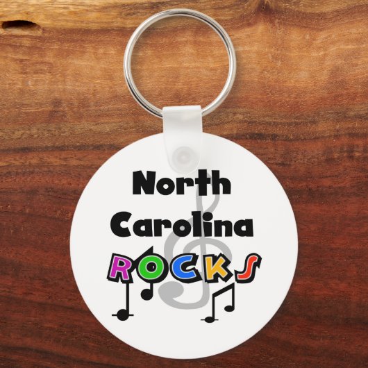 North Carolina Rocks Sleutelhanger (Voorkant)
