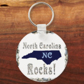 NORTH CAROLINA ROCKS-SLEUTELRING SLEUTELHANGER (Voorkant)