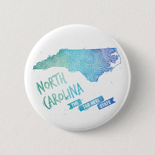 North Carolina Ronde Button 5,7 Cm (Voorkant)