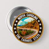 North Carolina Ronde Button 7,6 Cm (Voorkant /achterkant)