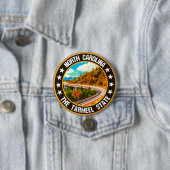 North Carolina Ronde Button 7,6 Cm (In situ)