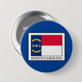 North Carolina Ronde Button 7,6 Cm (Voorkant /achterkant)