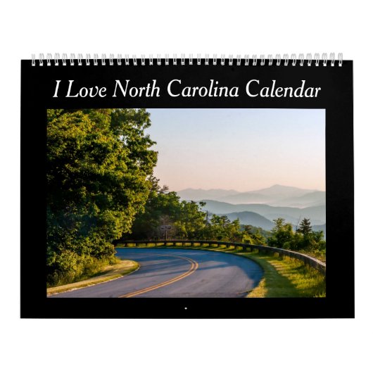 North Carolina Schilderachtig agenda Kalender (Hoes)
