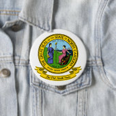North Carolina Seal Ronde Button 4,0 Cm (In situ)