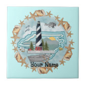 North Carolina Shells Lighthouse Tegel Tegeltje (Voorkant)