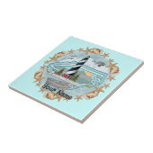 North Carolina Shells Lighthouse Tegel Tegeltje (Zijkant)